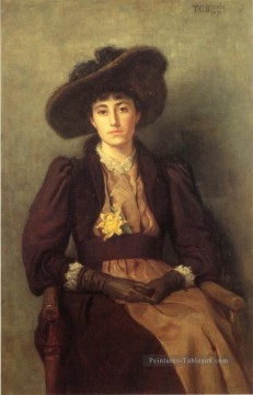  Impressionniste Peintre - Portrait de Daisy Impressionniste Théodore Clement Steele